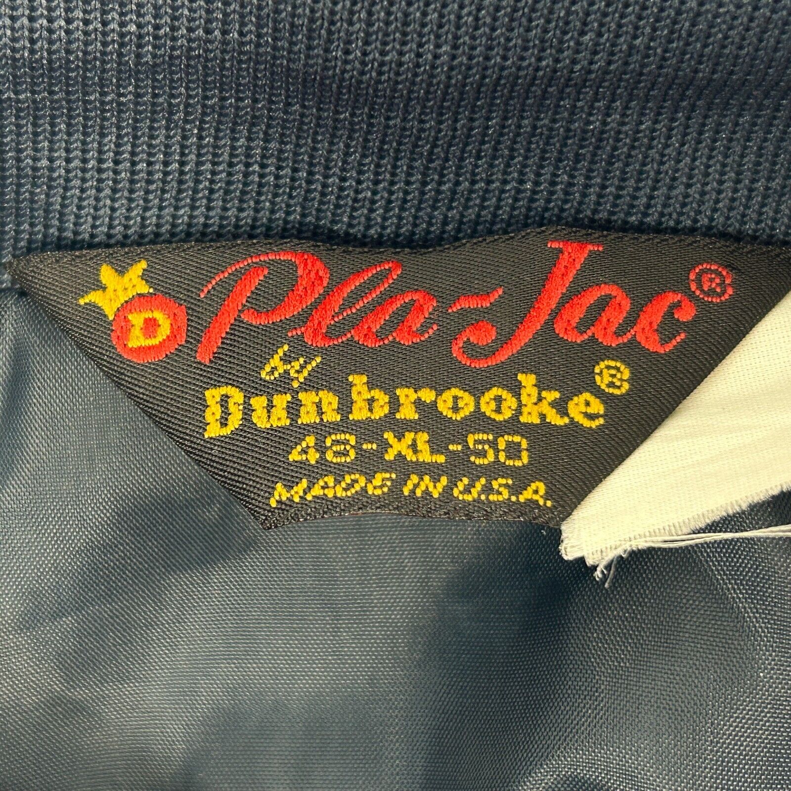 Vintage 80s Dunbrooke Cafe Racer Jacket 1988 Windbreaker Blue Mens XL X-Large - Image 6